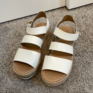 Dr. Scholl’s Once Twice Espadrille Platform Wedge Sandal